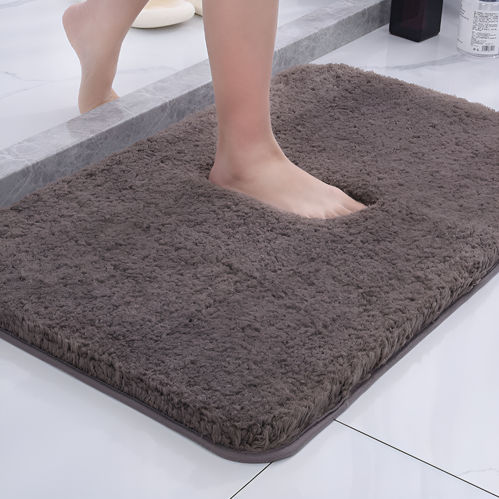 Soft Bathroom Mat Plush Comfortable Anti Slip