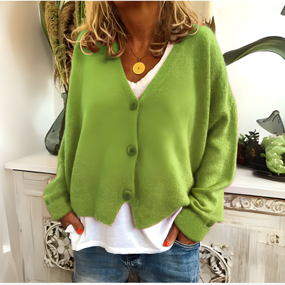 Women's Soft Knit Cardigan Relaxed Fit