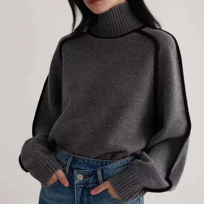Luxury Soft Cashmere Turtleneck Sweater