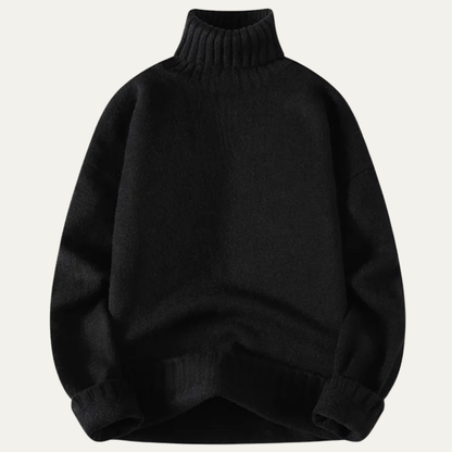 Men's Soft Knit Turtleneck Sweater