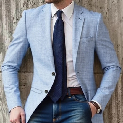 Men's Slim Fit Cotton Blazer