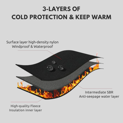 Heated Cycling Gloves Waterproof Insulated Winter