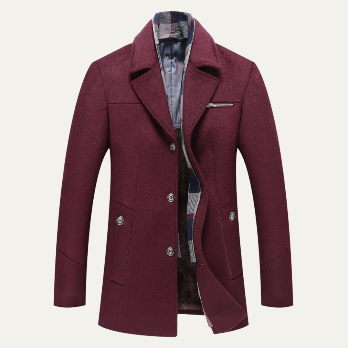 Men's Classic Wool Blend Jacket
