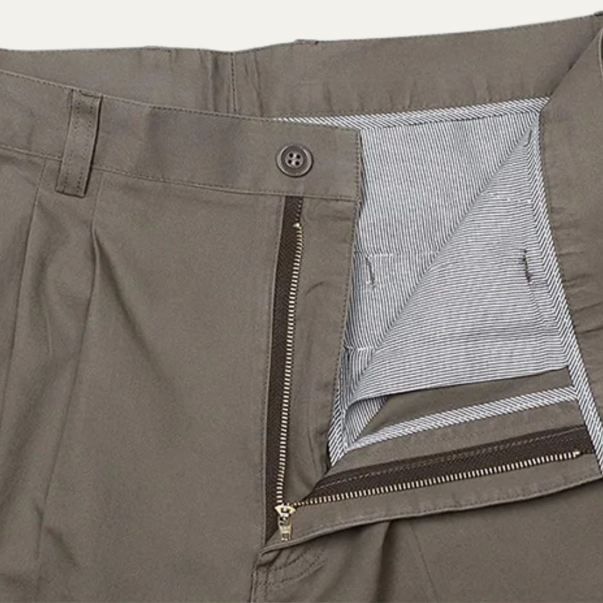Men's Classic Straight Leg Pants Double Pleated Wool Black