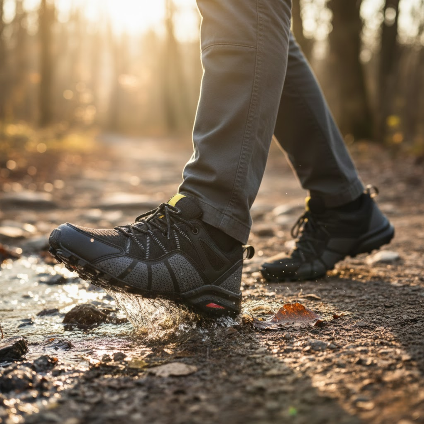 Waterproof Hiking Boots for Men Outdoor Trail Shoes