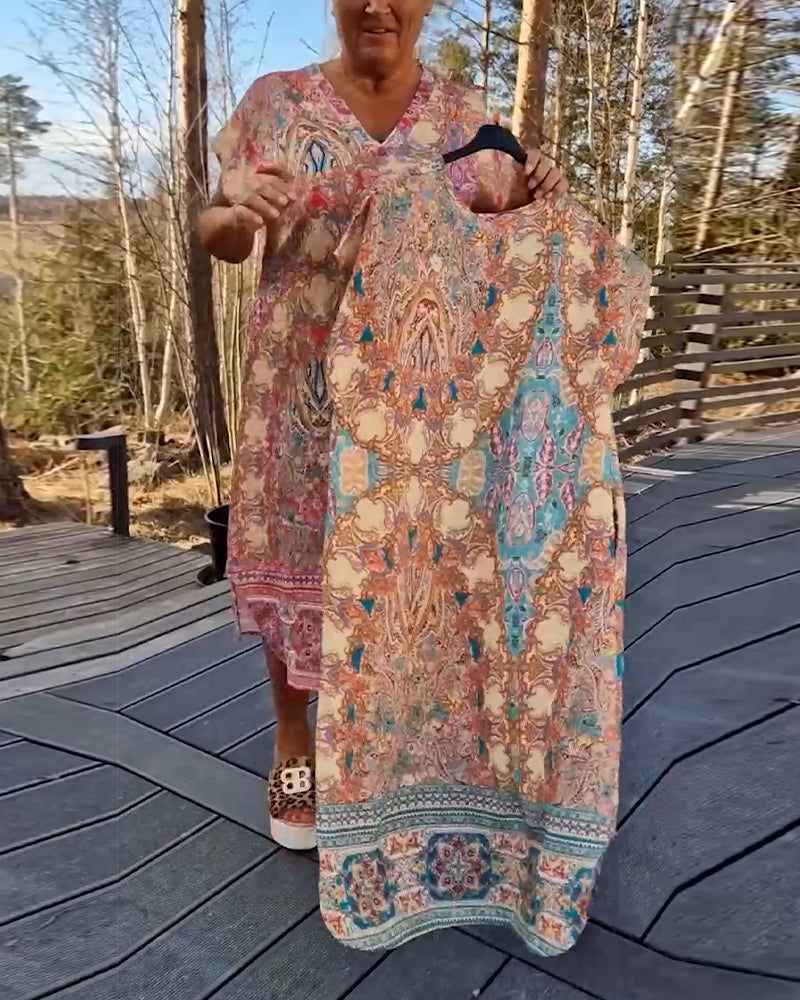 Casual Summer Print Sundress