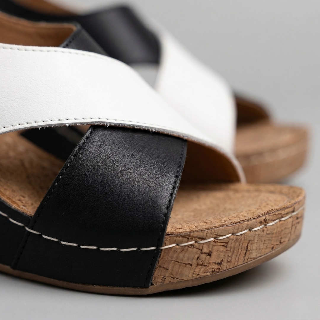Women’s Wedge Comfortable Cross Strap Casual Platform Sandals