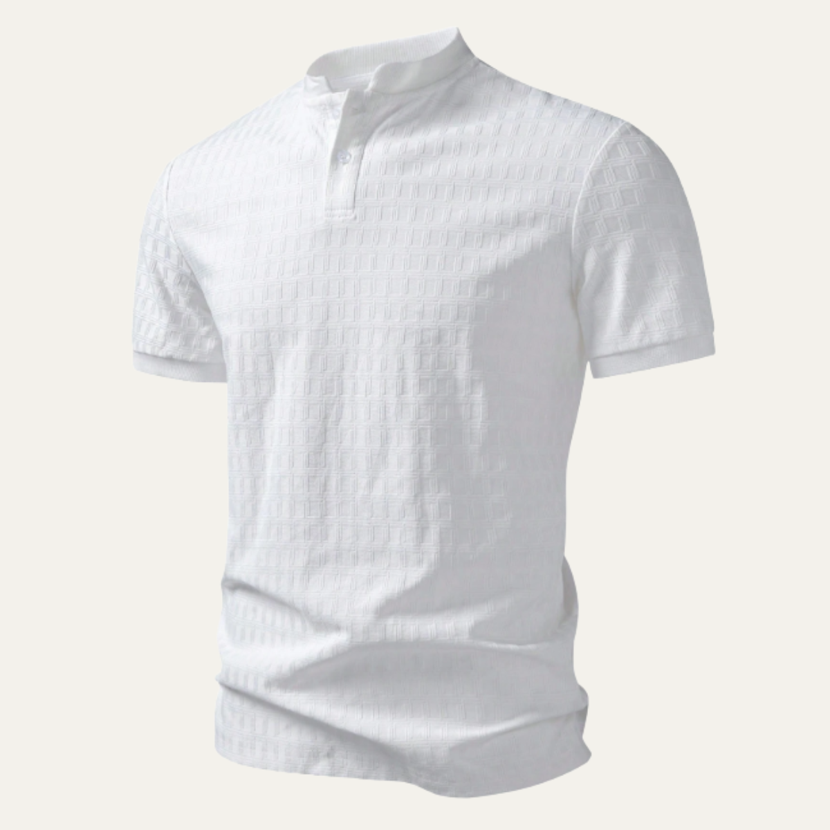Men's Classic Polo Shirt Textured Summer