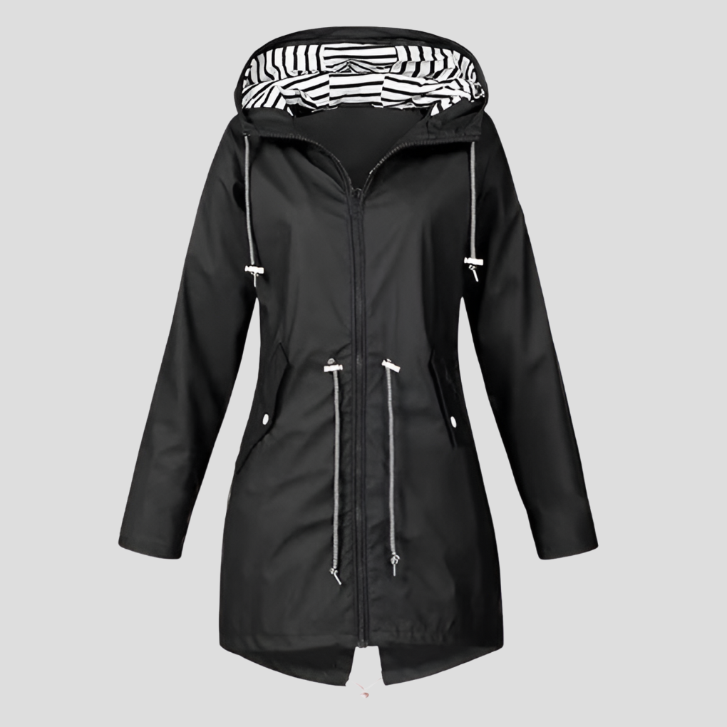 Women's Water-Resistant Hooded Parka Jacket