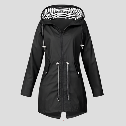 Women's Water-Resistant Hooded Parka Jacket