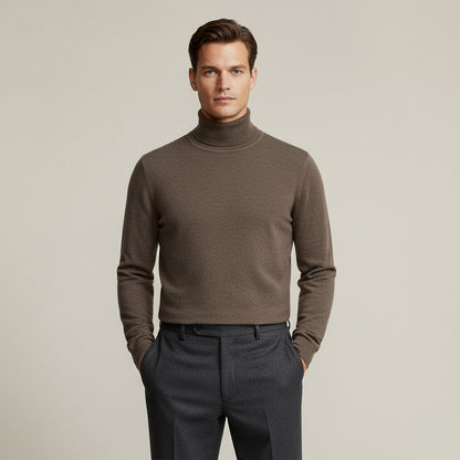 Highclere Men's Merino Turtleneck Sweater
