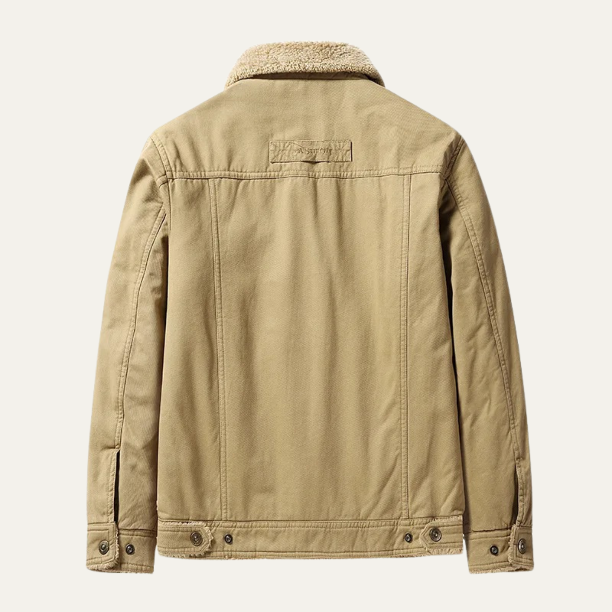 Men's Windproof Sherpa Jacket With Pockets
