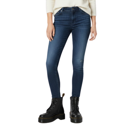 Trendy Leather Biker Boots Zip Up Winter Shoes
