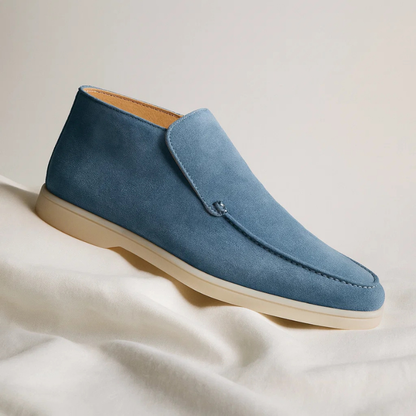 Marceli Men's Suede Loafers Chukka Brown - VibreMode