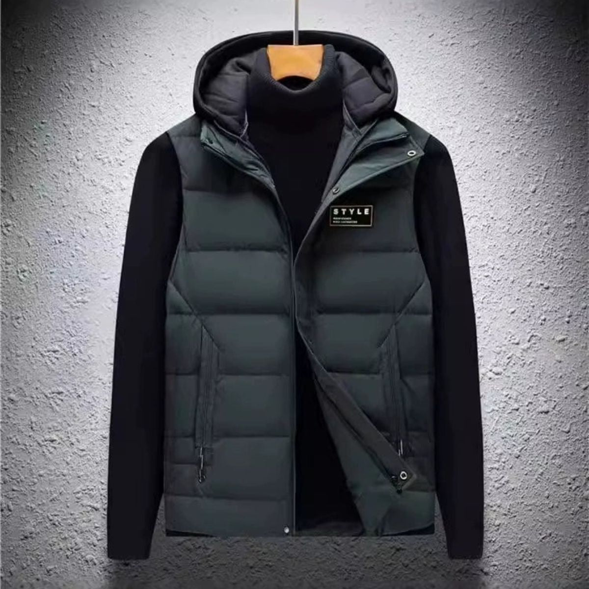 Women's Quilted Hooded Vest Zip Front