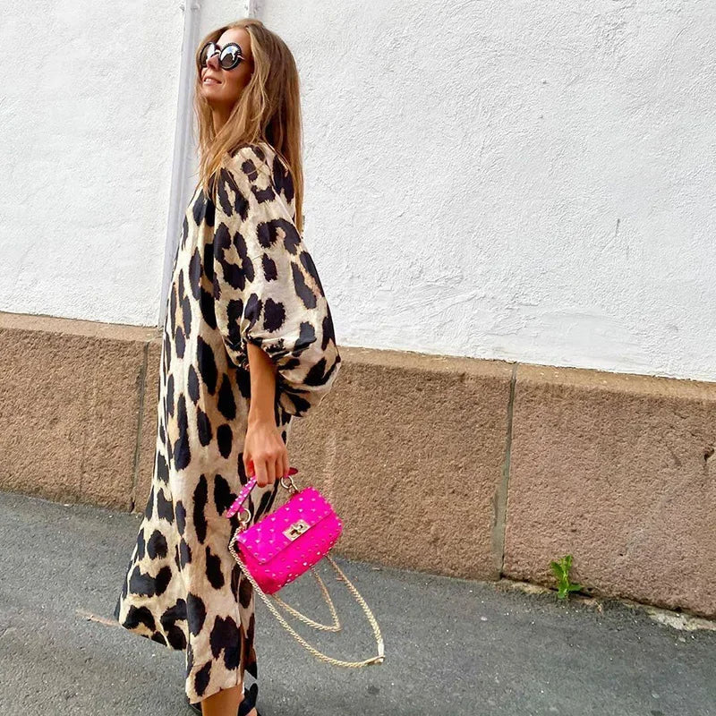 Women's Leopard Print Dress