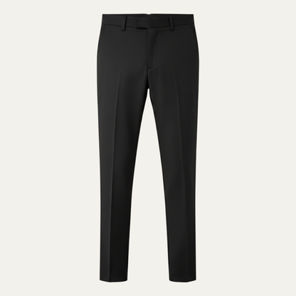 Men's Slim Fit Stretch Dress Pants Elegant Silver
