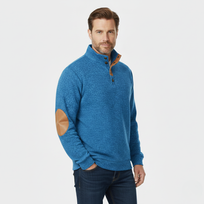 Men's Knitted Sweater Elbow Patches Heritage
