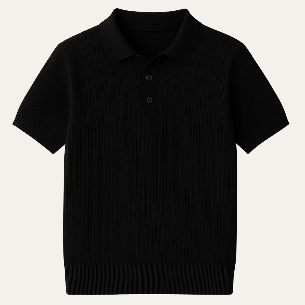 Men's Retro Knitted Polo Shirt - VibreMode