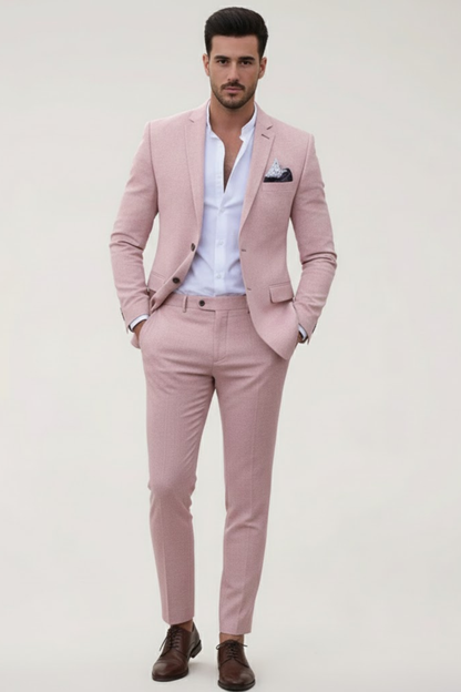 Stylish Men's Slim Fit Spring Suit Set