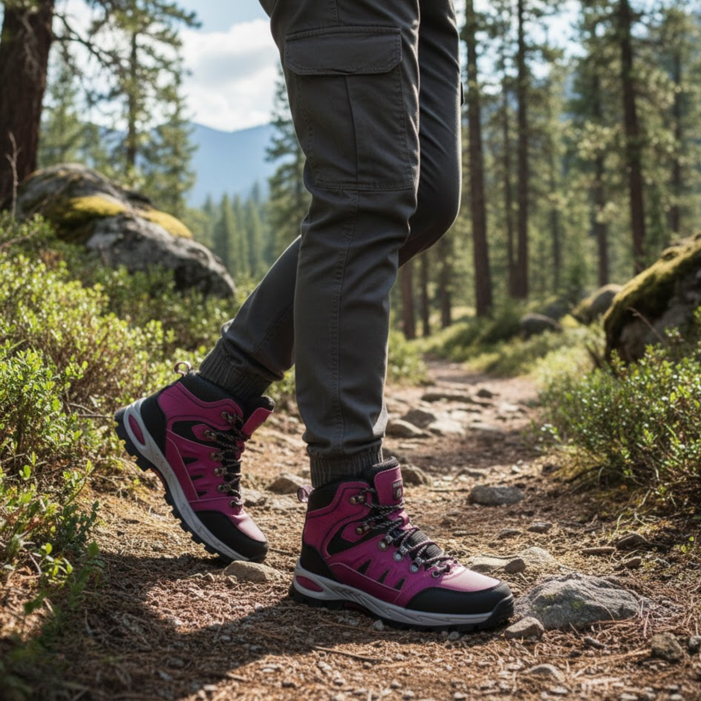 Durable Water-resistant Trekking Boots Outdoor Shoes