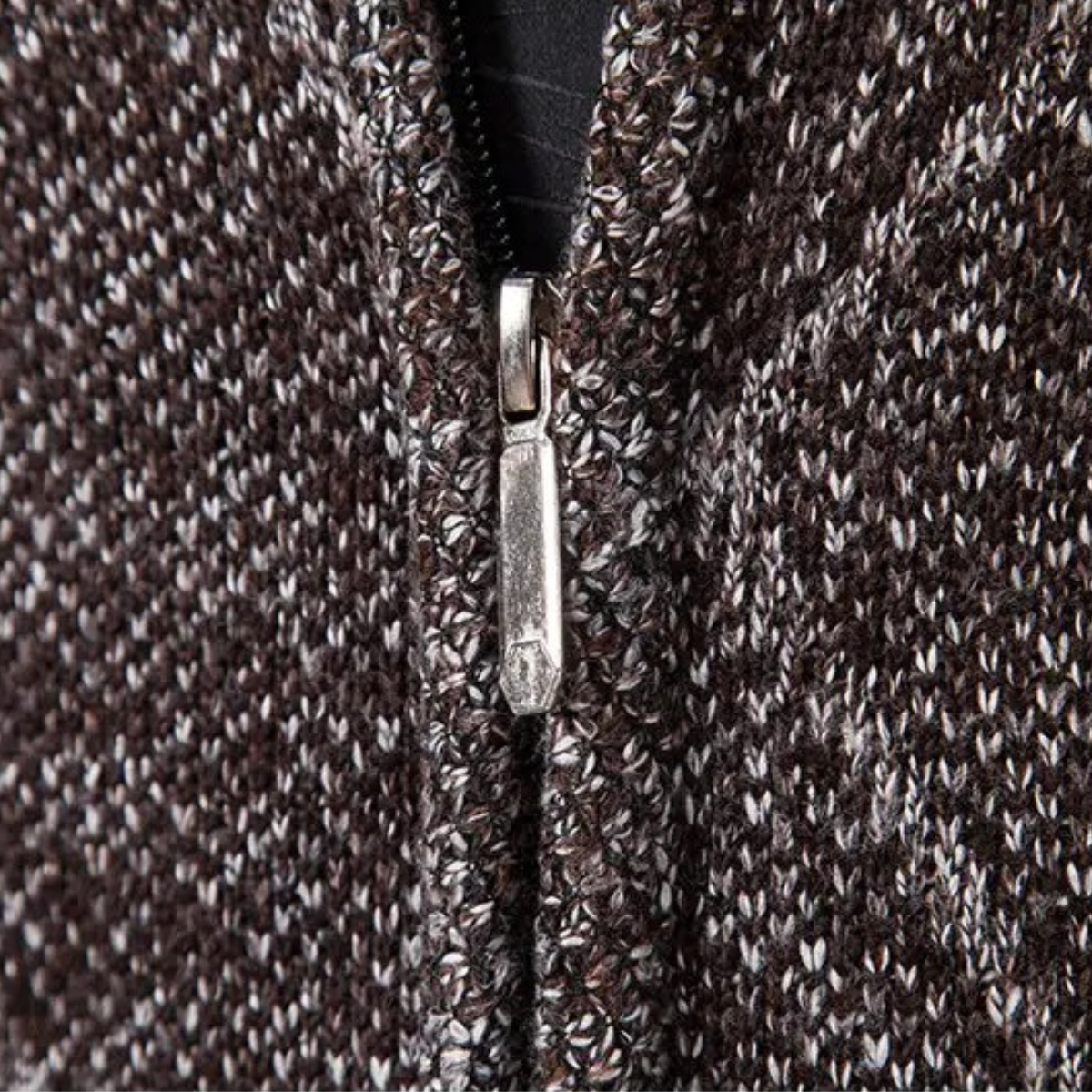 Men's Knit Zip Up Jacket Winter Casual