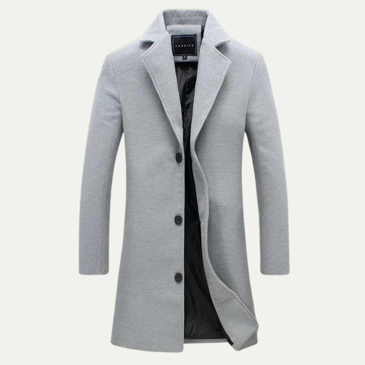 Men's Wool Long Coat Smart Casual