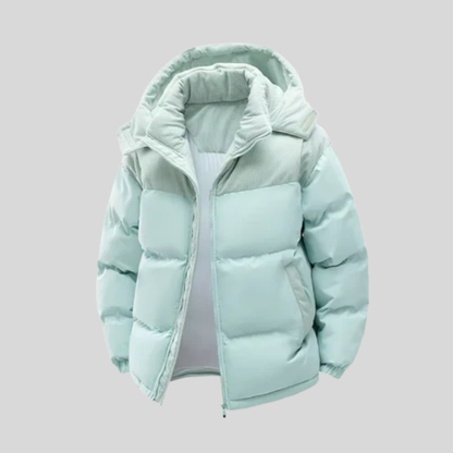 Men's Insulated Winter Parka Jacket With Hood