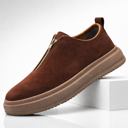 Hudson Men's Suede Zip Sneakers