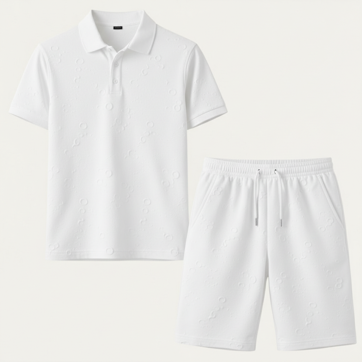 Men's Lightweight Beachwear Shirt And Shorts Set