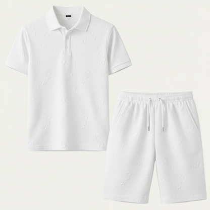 Men's Lightweight Beachwear Shirt And Shorts Set