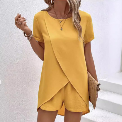 Women's Lounge Set Elegant Summer Co-ord