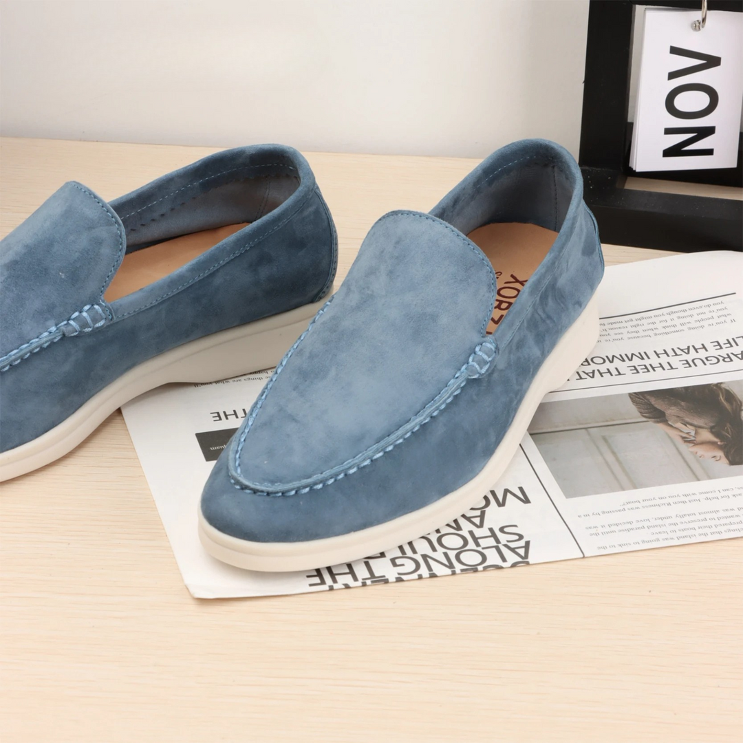 Men's Suede Loafers Brown