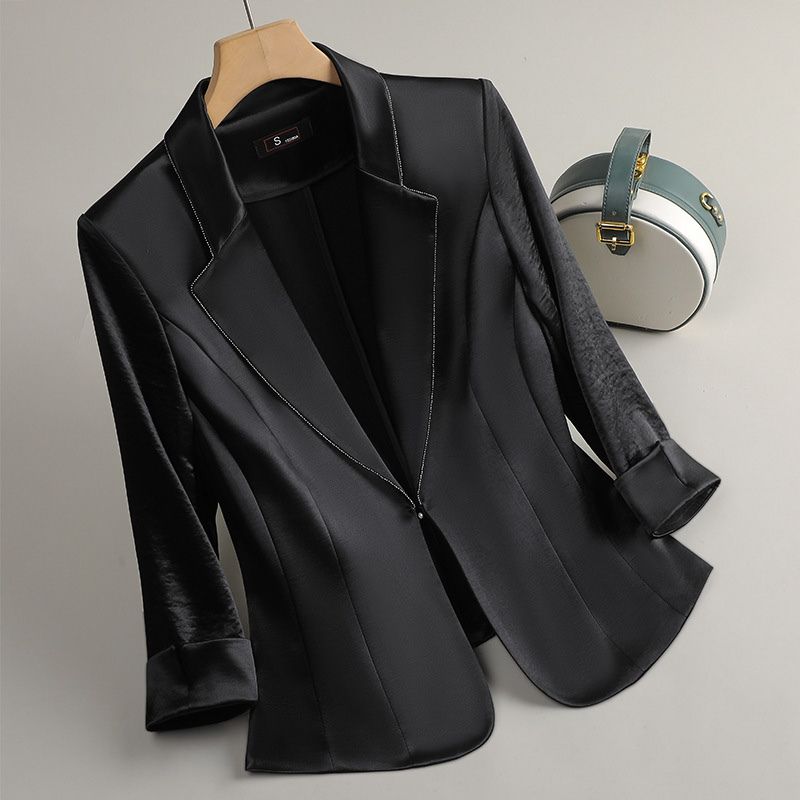 Luxurious Satin Female Jacket