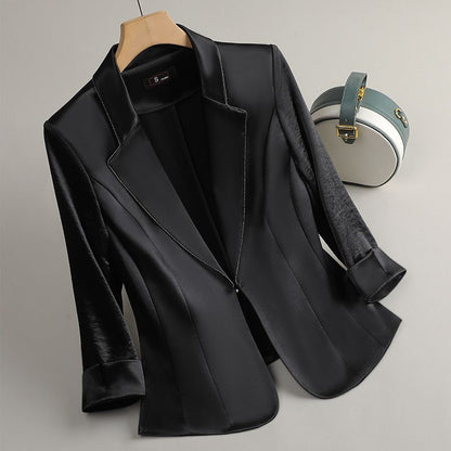 Luxurious Satin Female Jacket