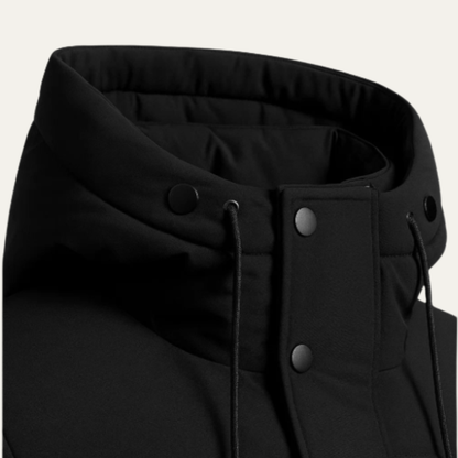 Men's Winter Puffer Hooded Parka Coat