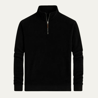 Men's Classic Fleece Quarter Zip Sweater