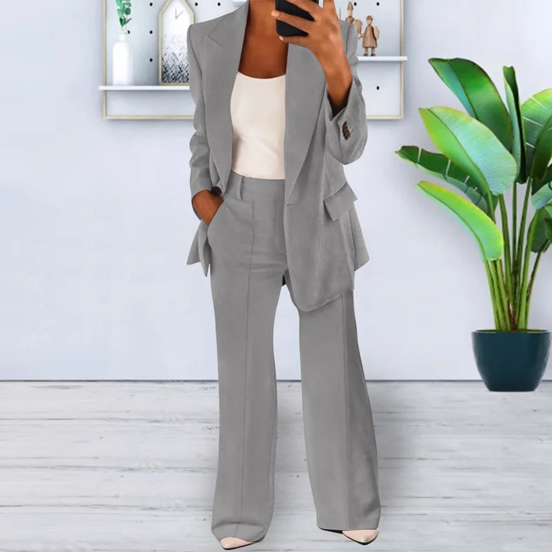 Women's Wide Leg Pantsuit