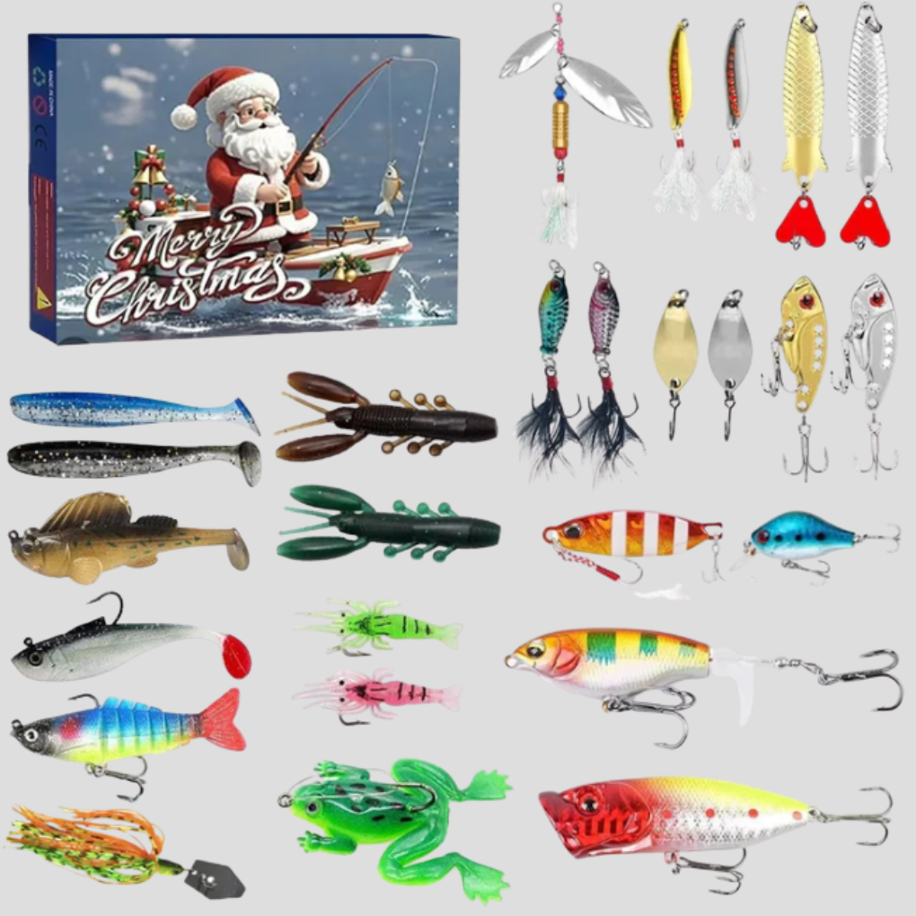 Fishing Advent Calendar 24 Day Countdown - VibreMode
