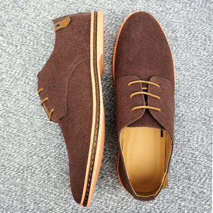 Men's Suede Leather Oxford Shoes