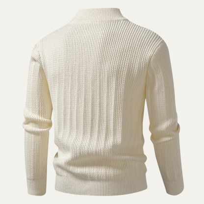 Men's Soft Knit Half Zip Sweater