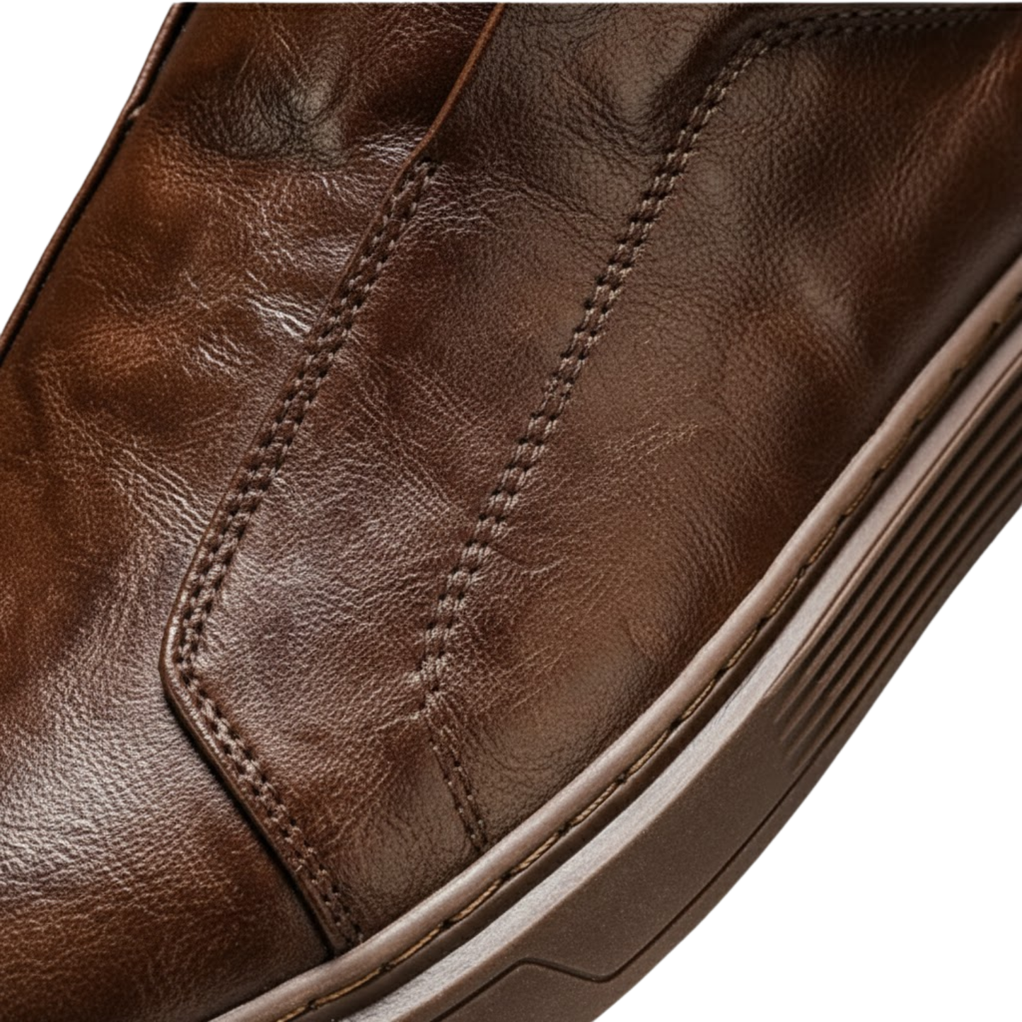 Classic White Genuine Leather Loafers Shoes