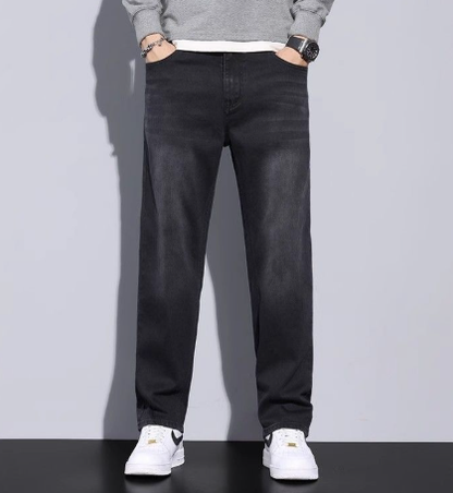 Men's Solid Casual Jeans - VibreMode