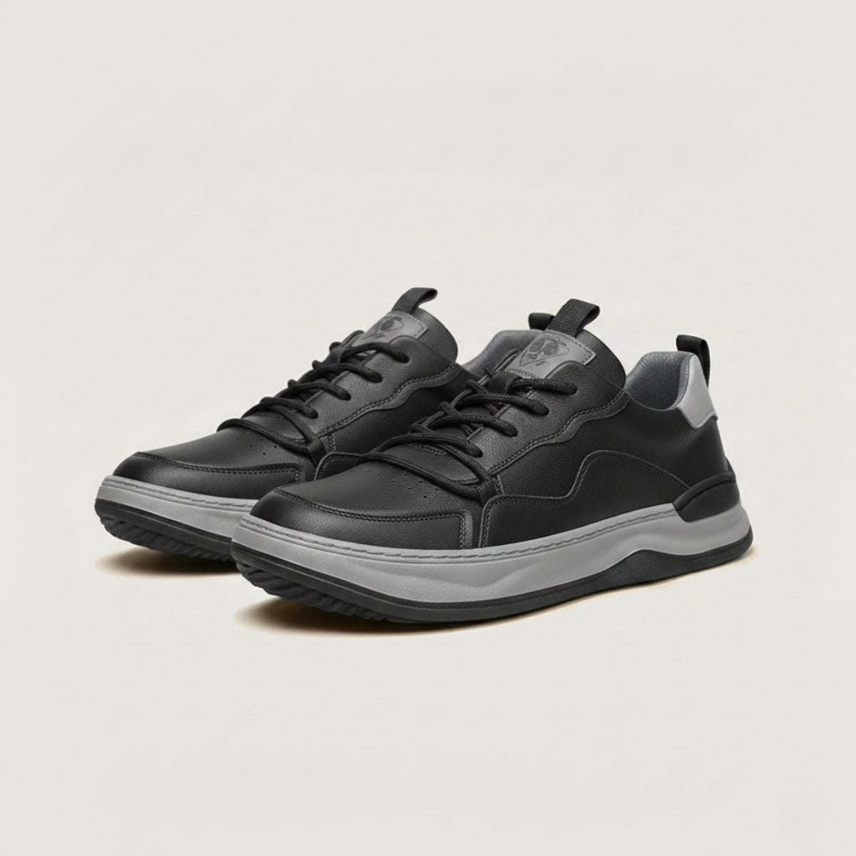 Men's Leather Sneakers Modern Casual Brown
