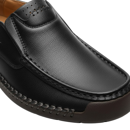 Authentic Genuine Leather Comfort Slip On Shoes