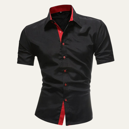 Men's Business Button-Up Shirt Solid