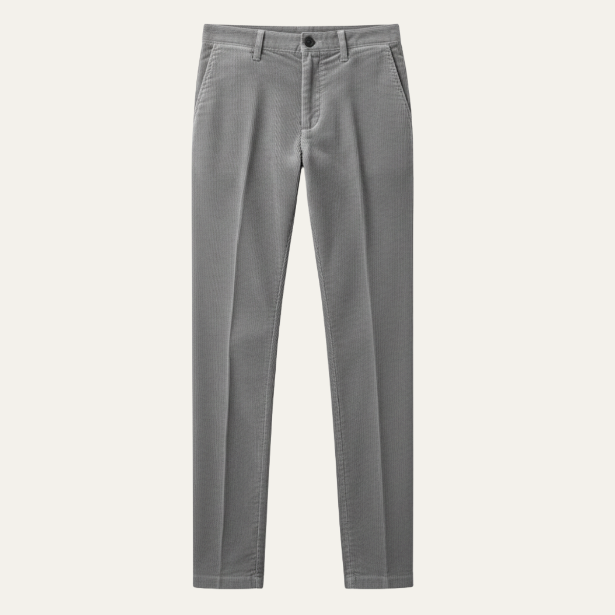 Men's Corduroy Pants Elastic Waist Casual