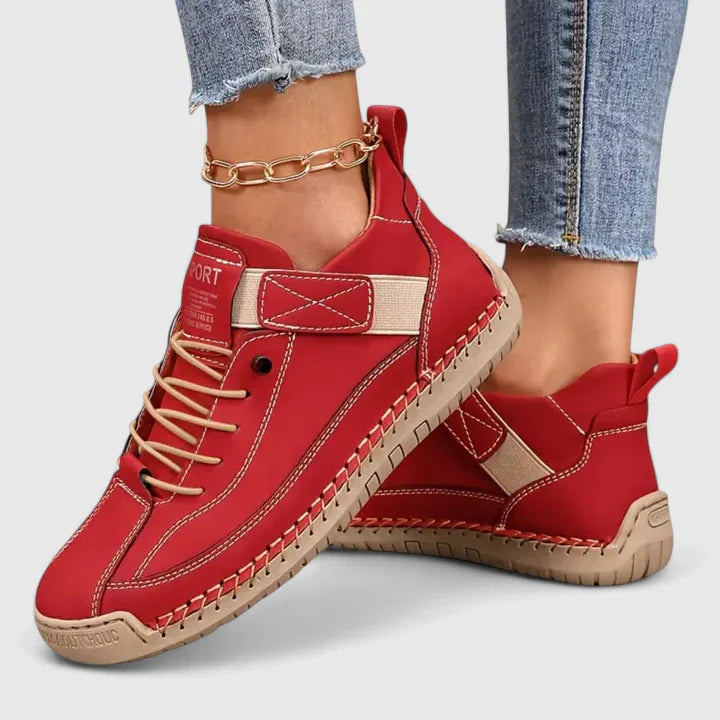 Supportive Lace Up High Top Running Shoes