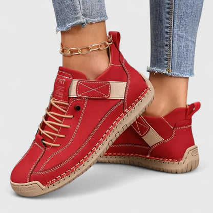 Supportive Lace Up High Top Running Shoes