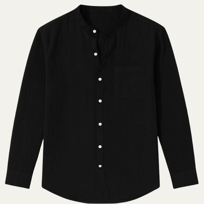 Men's Linen Long Sleeve Shirt